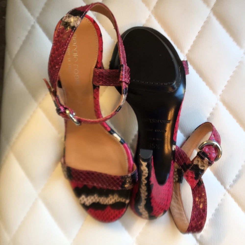 Sergio Rossi Python Heels - image 4